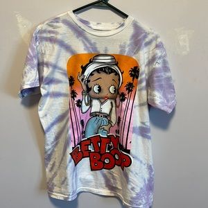 Betty Boop Tye Dye T-shirt
